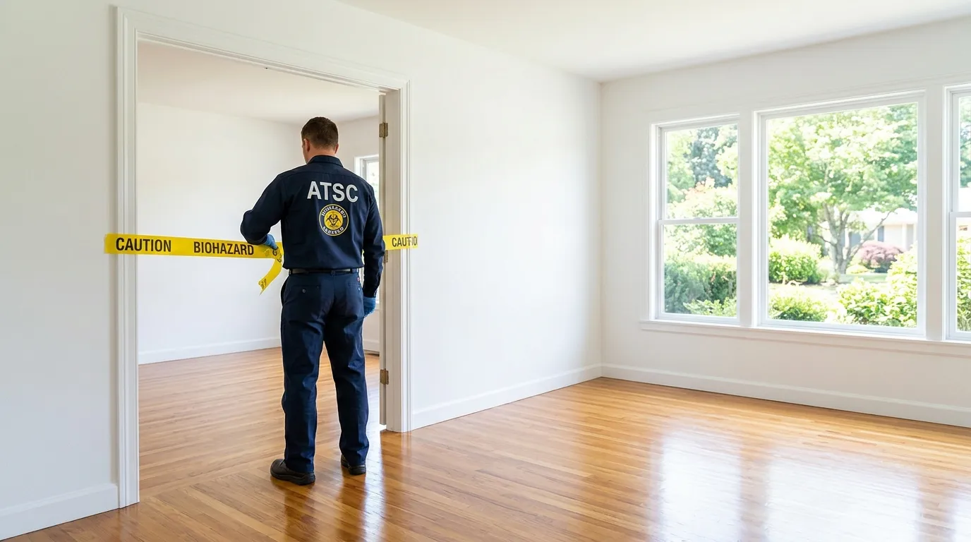 Certified biohazard cleanup crew performing Decomposition Cleanup in Lauderdale Lakes